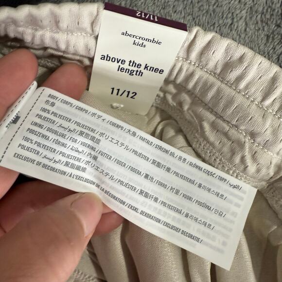 Abercrombie Kids Mesh Shorts Basketball Shorts Above The Knee Length, 11/12Y - Picture 6 of 6